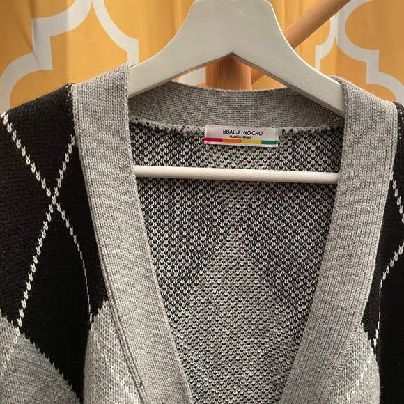 Korean oversized cardigan - Picture 2 of 3